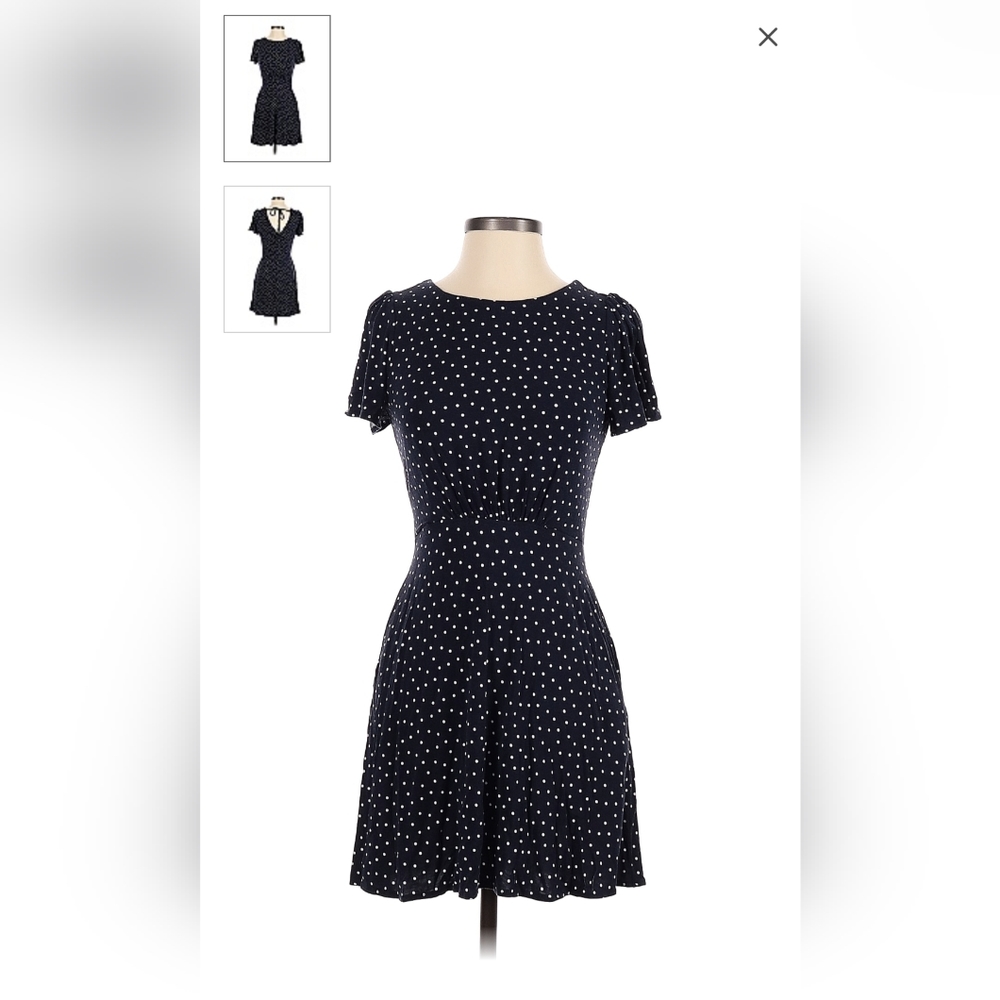 Ann Taylor Loft navy dress